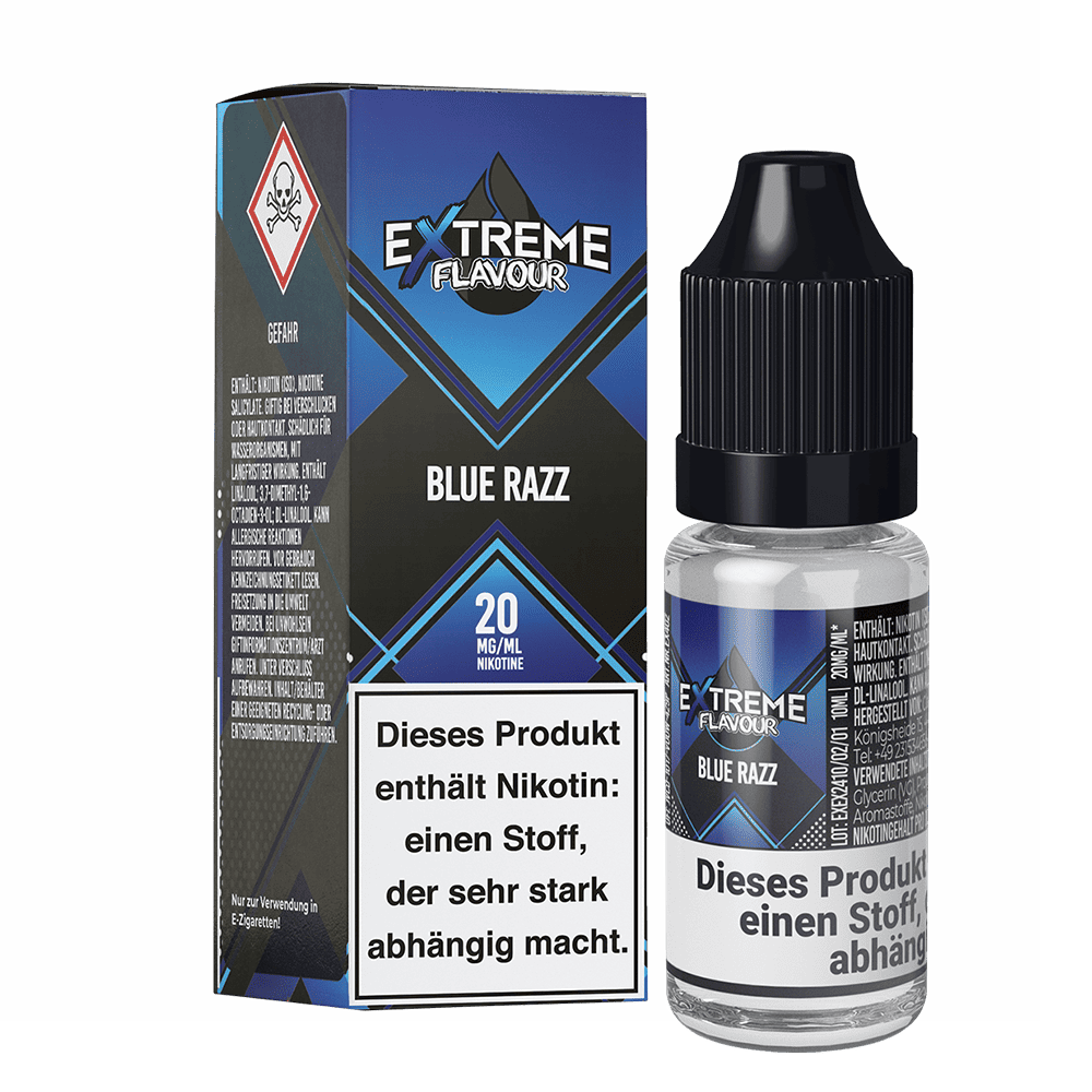 Extreme Flavour - Blue Razz - 20mg 10ml Hybrid-Nikotinsalzliquid