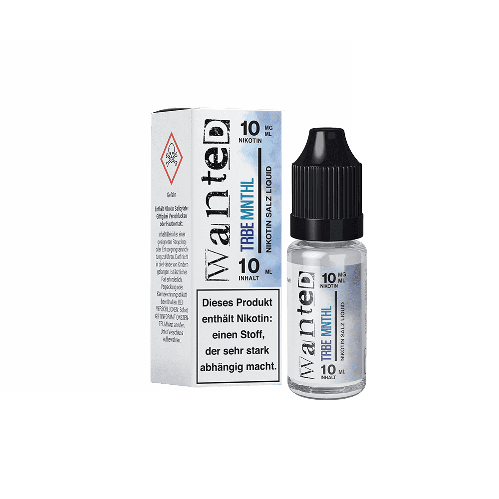 Wanted Nikotinsalz - Trbe Mnthl - Overdosed 10ml Liquid 10mg
