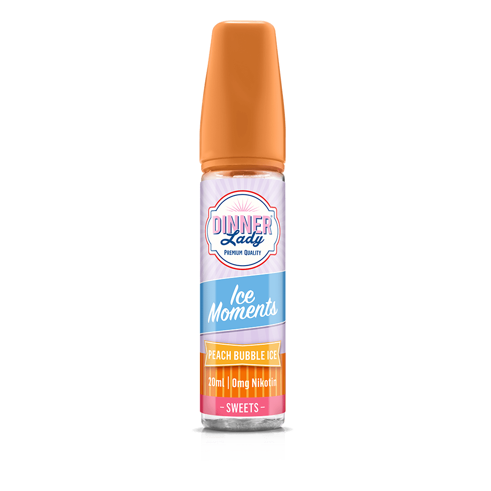 Dinner Lady Aroma Longfill - Peach Bubble ICE - 20ml in 60ml Flasche