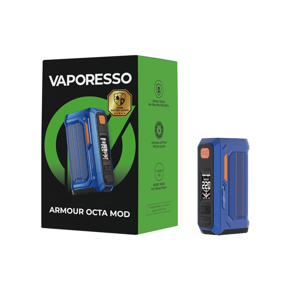 Vaporesso Armour Octa Mod Rally Blue Verpackung