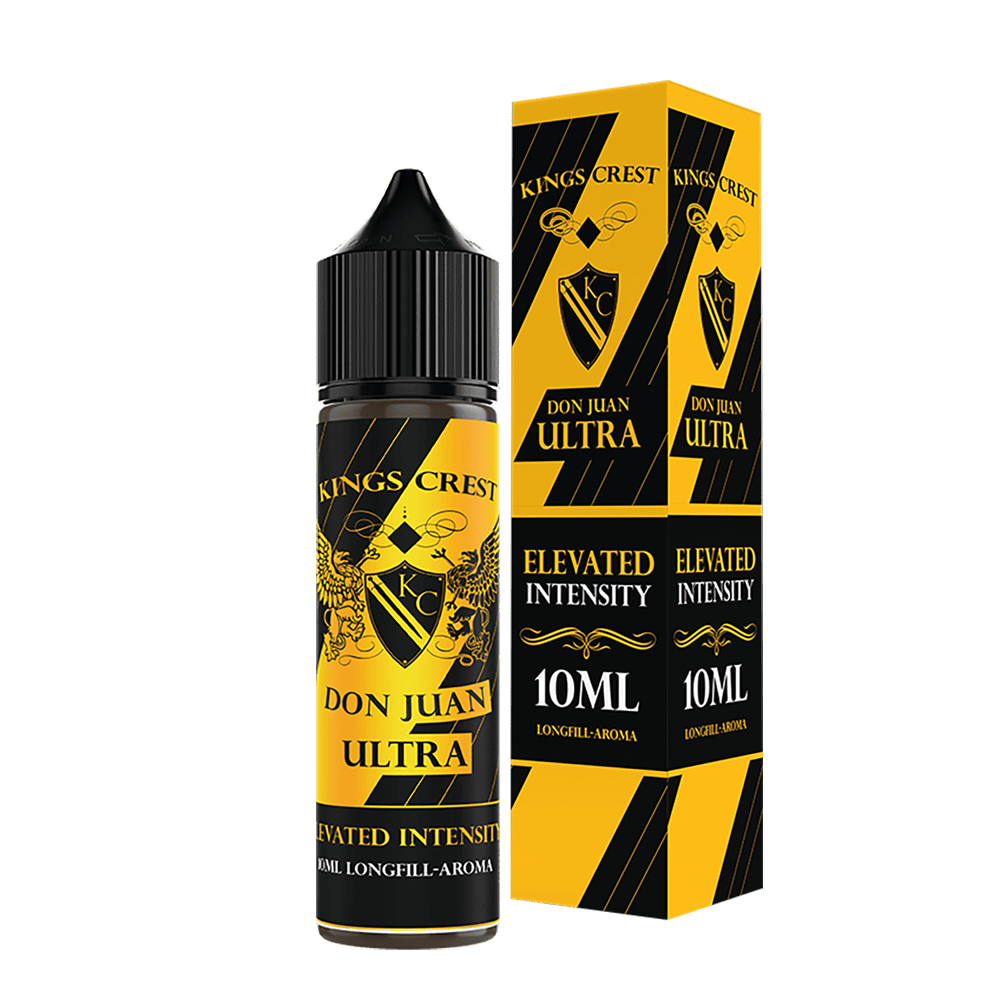 Kings Crest Longfill - Don Juan Ultra - 10ml in 60ml Flasche Kings Crest Longfill - Don Juan Ultra - 10ml in 60ml Flasche