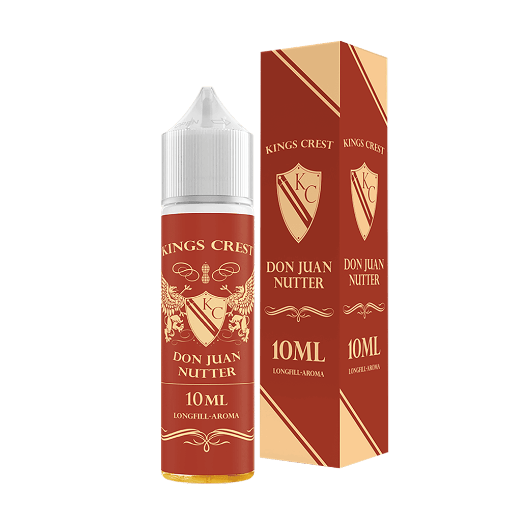 Kings Crest Longfill - Don Juan Nutter - 10ml in 60ml Flasche Kings Crest Longfill - Don Juan Nutter - 10ml in 60ml Flasche