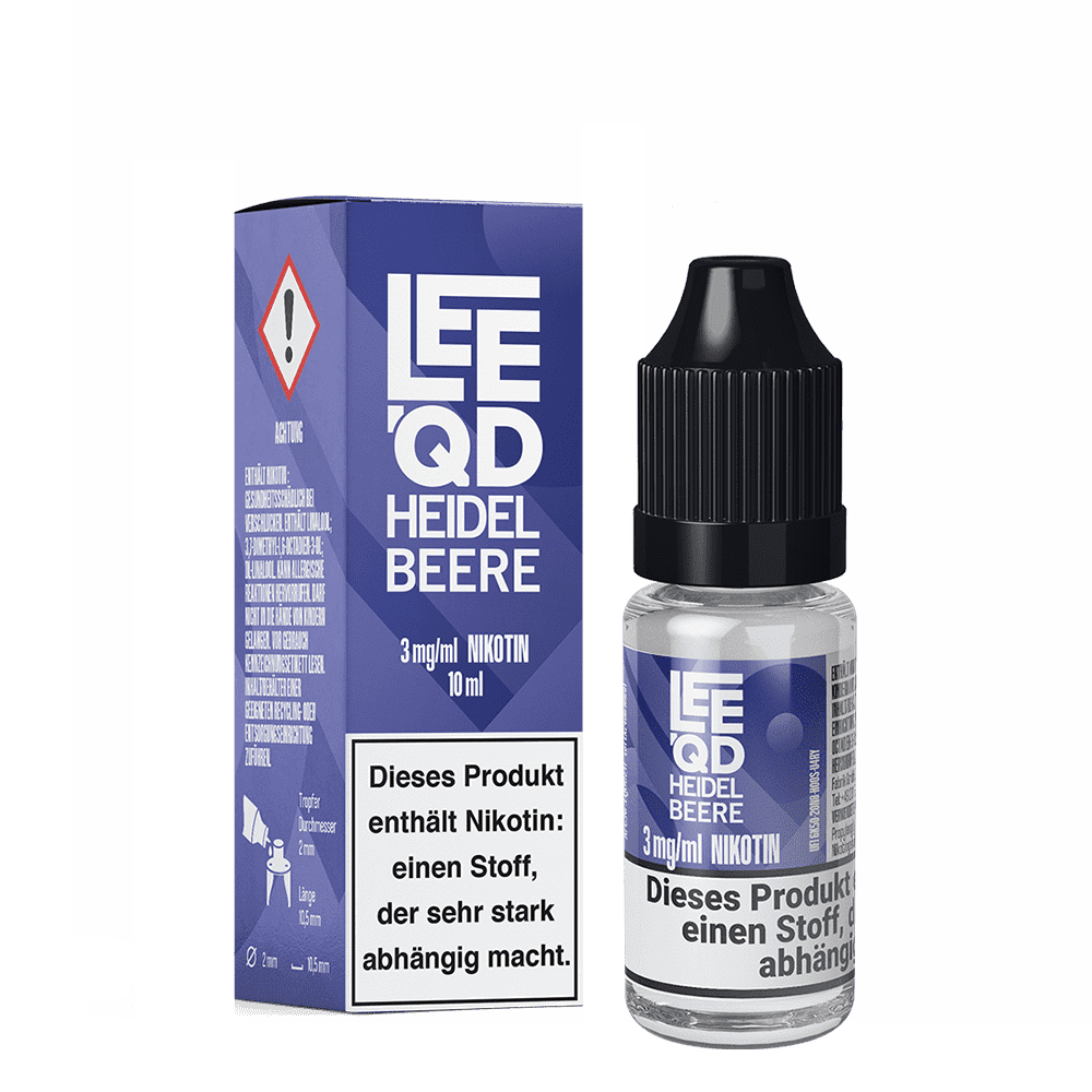 LEEQD Liquid - Fruit Heidelbeere - 3mg 10ml