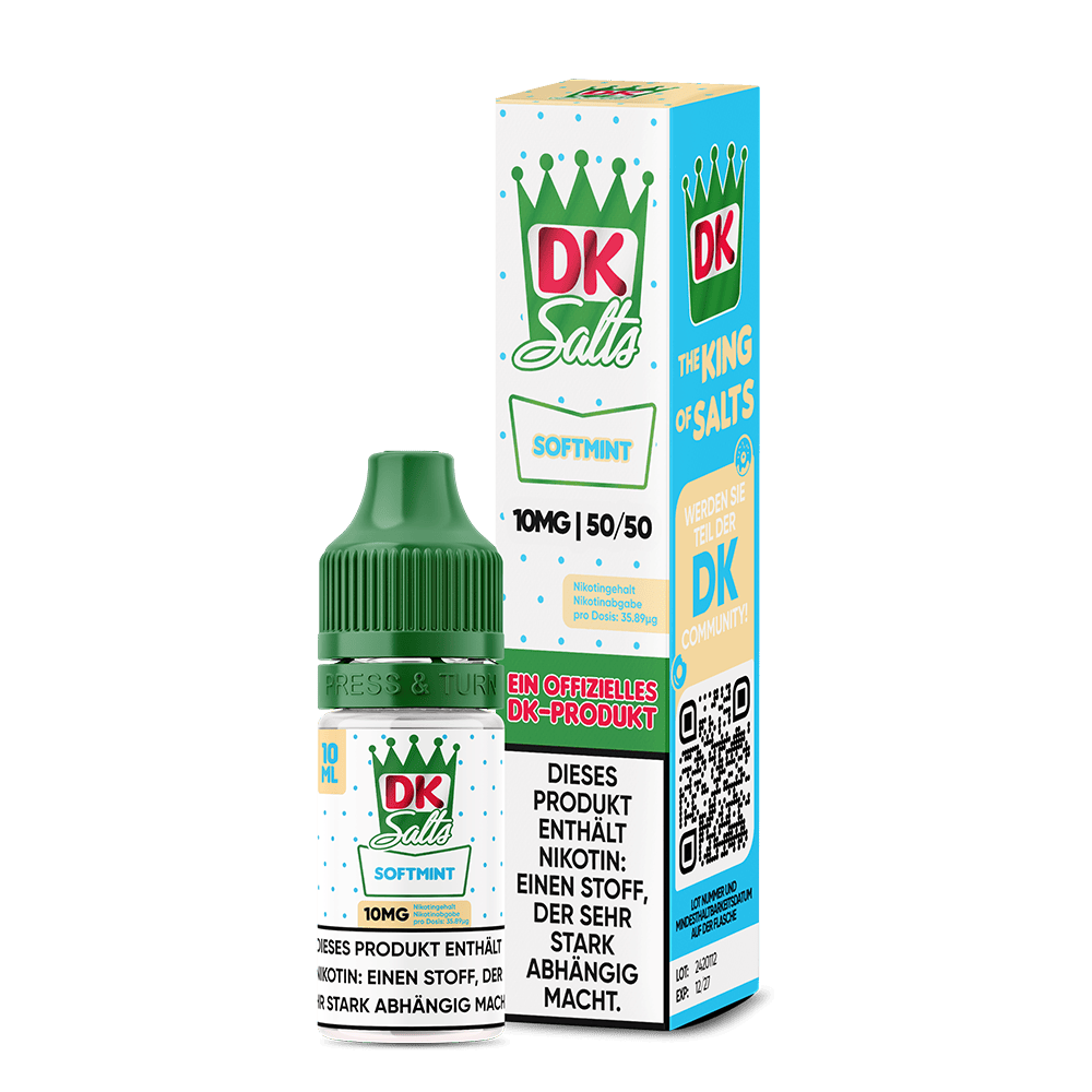 DK Salts Nikotinsalz - Softmint - Liquid 10mg 10ml