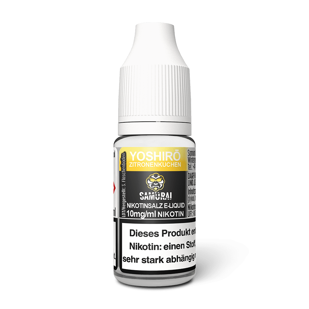 Samurai Nikotinsalz - Yoshiro Zitronenkuchen - Liquid 10mg 10ml