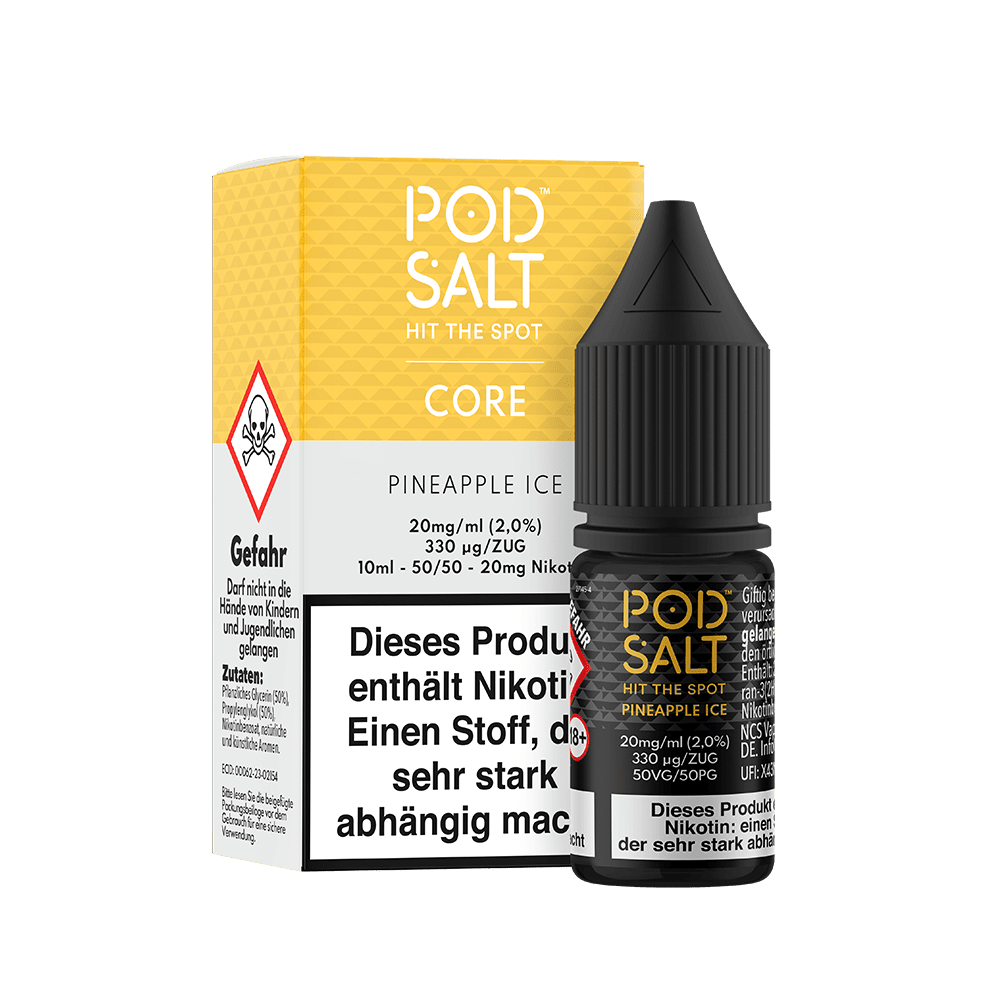 Pod Salt Core Nikotinsalz - Pineapple Ice - Liquid 20mg 10ml