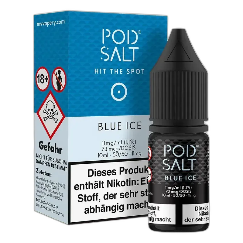 Pod Salt Core Nikotinsalz - Blue Ice - 10ml Liquid 11mg