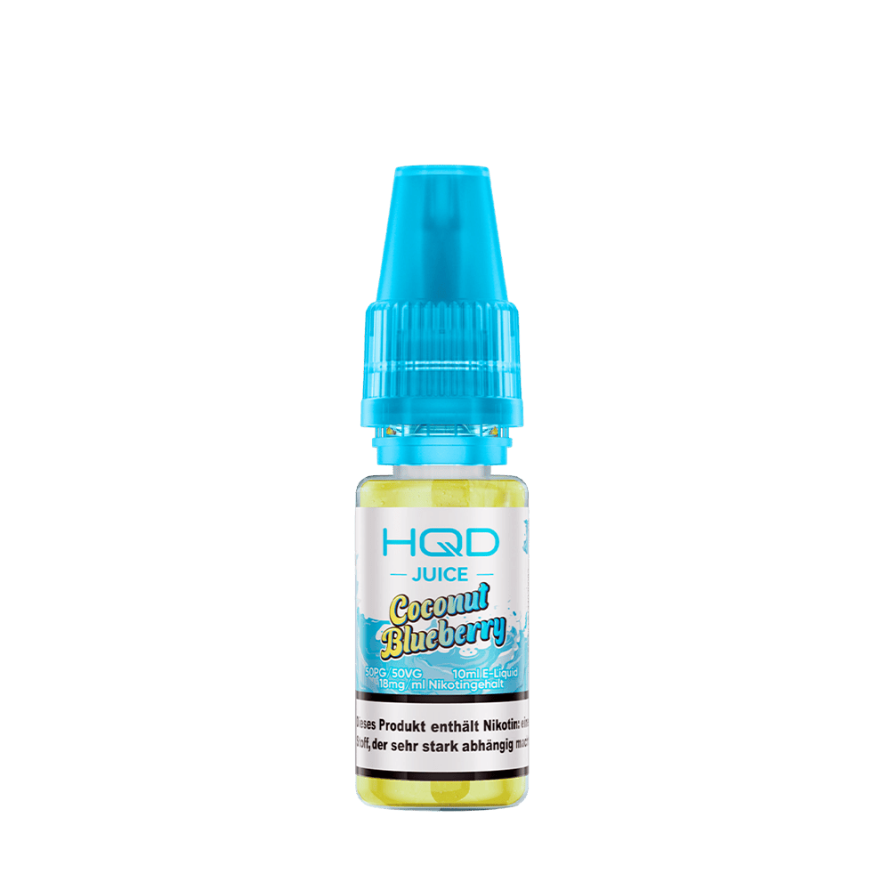 HQD Juice Nikotinsalz - Coconut Blueberry - 10ml Liquid 18mg