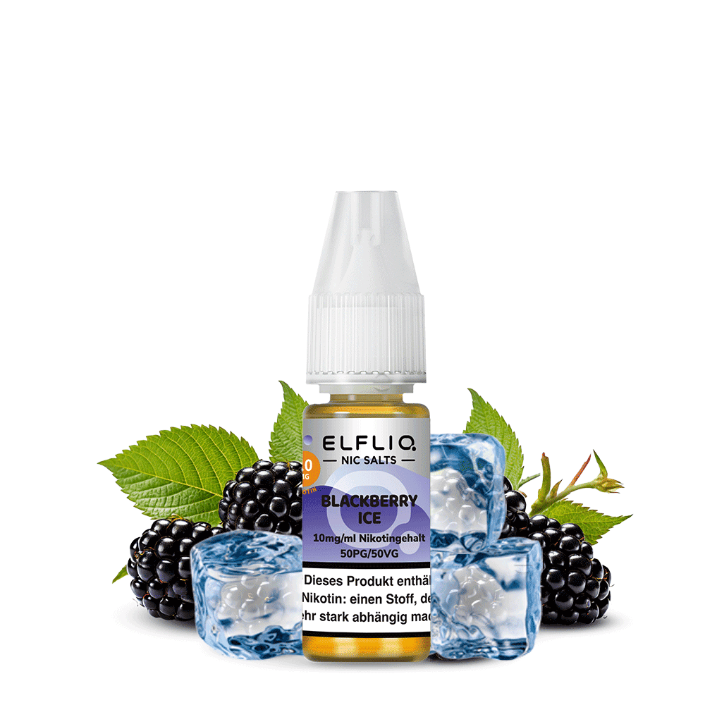 Elfliq by Elfbar Nikotinsalz - Blackberry Ice - Liquid 10mg 10ml