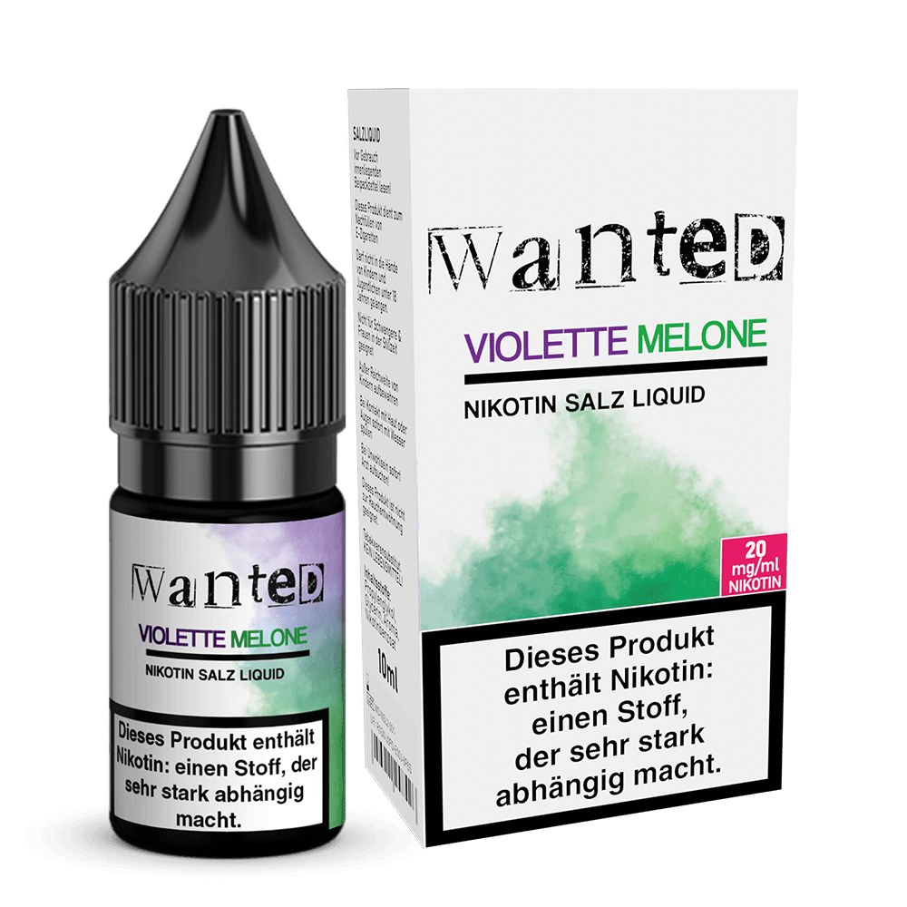 Wanted Nikotinsalz - violette Melone - Overdosed 10ml Liquid 20mg