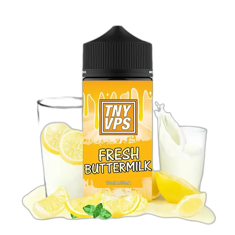 Tony Vapes Aroma Longfill - Fresh Buttermilk - 10ml in 100ml Flasche