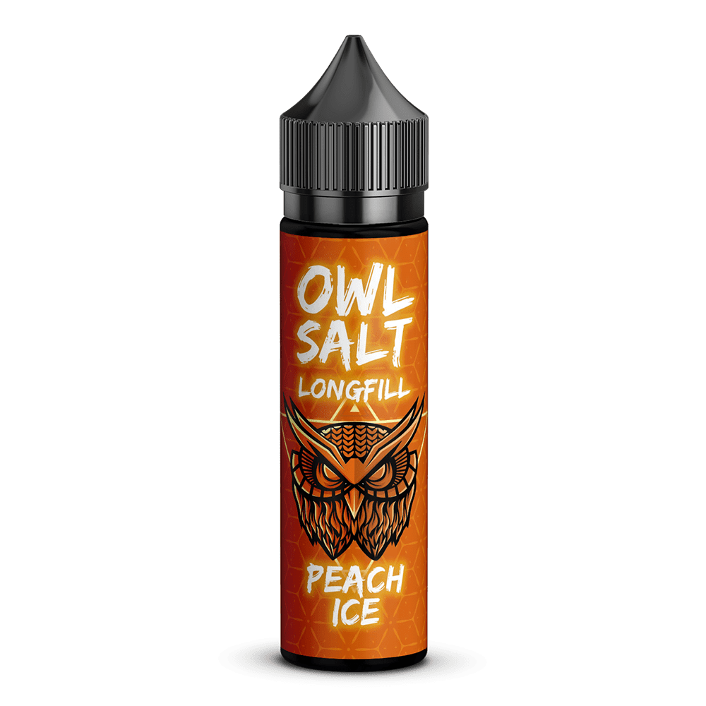 OWL Salt Aroma Longfill - Peach Ice - 10ml in 60ml Flasche