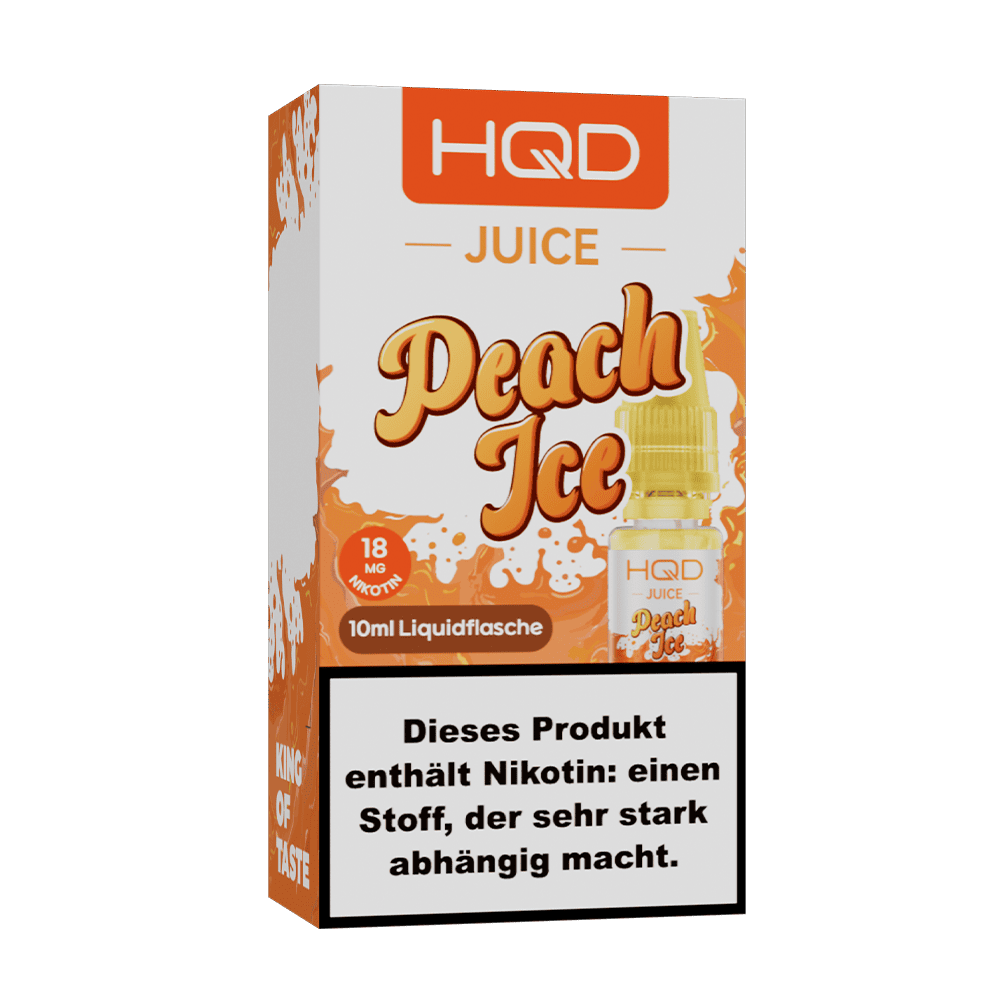 HQD Juice Nikotinsalz - Peach - 10ml Liquid 18mg
