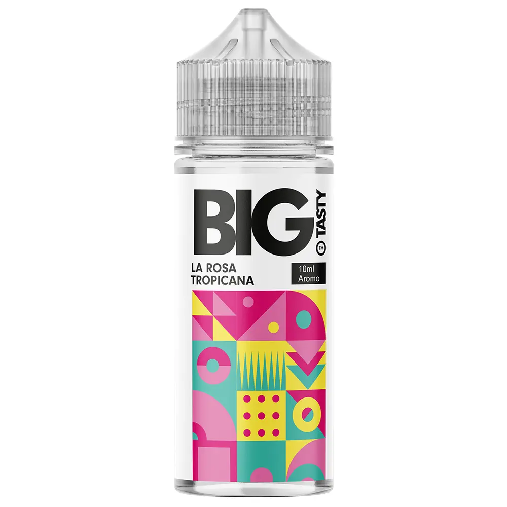Big Tasty Longfill - La Rosa Tropicana - 10ml Aroma in 120ml Flasche