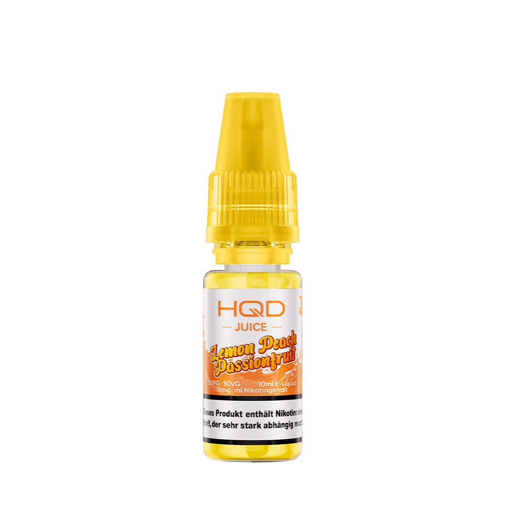 HQD Juice Nikotinsalz - Lemon Peach Passionfruit - 10ml Liquid 18mg