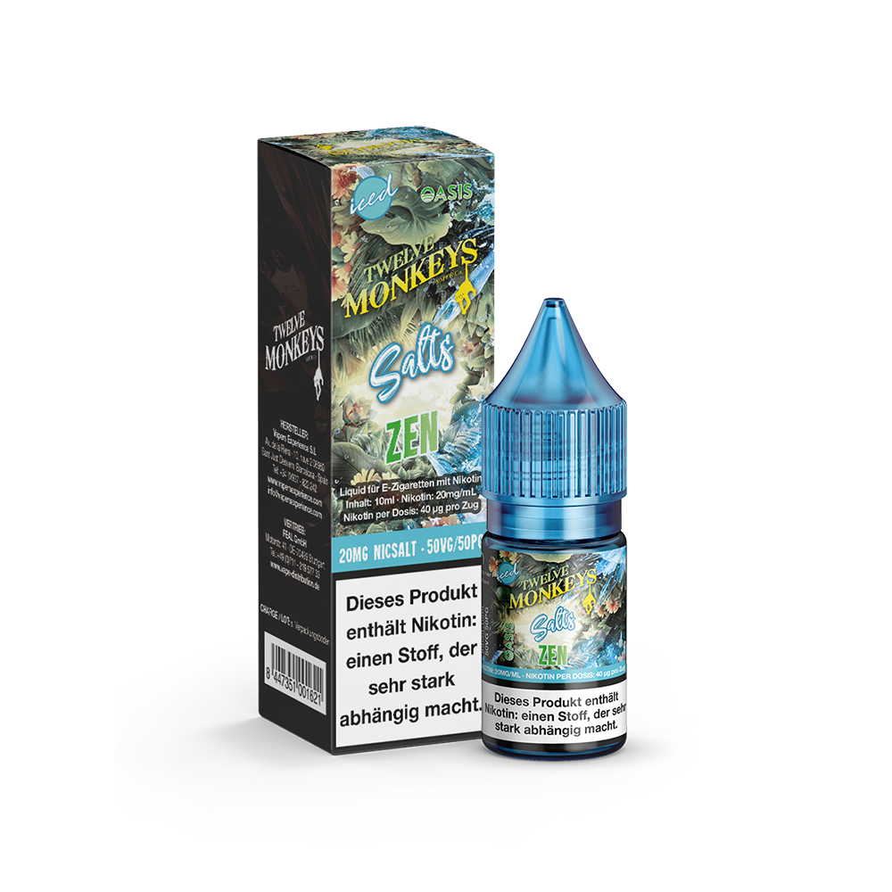 Twelve Monkeys Nikotinsalz - Zen - 10ml Liquid 20mg