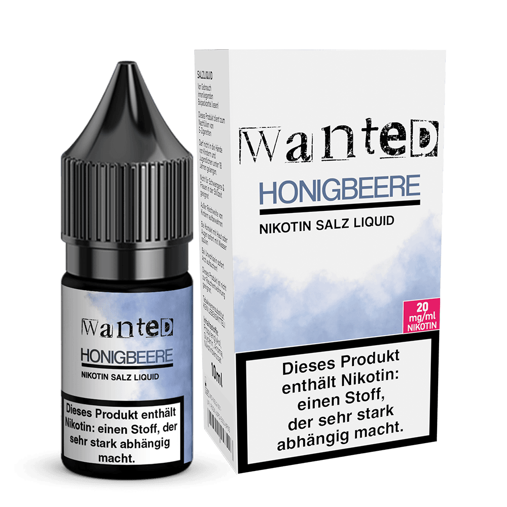 Wanted Nikotinsalz - Honigbeere - Overdosed 10ml Liquid 20mg