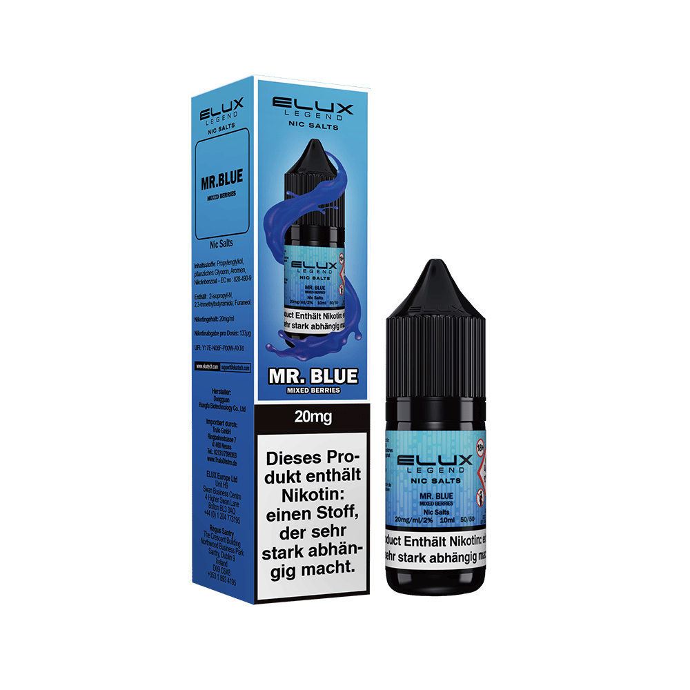 Elux Nikotinsalz - Mr. Blue - Liquid 20mg 10ml