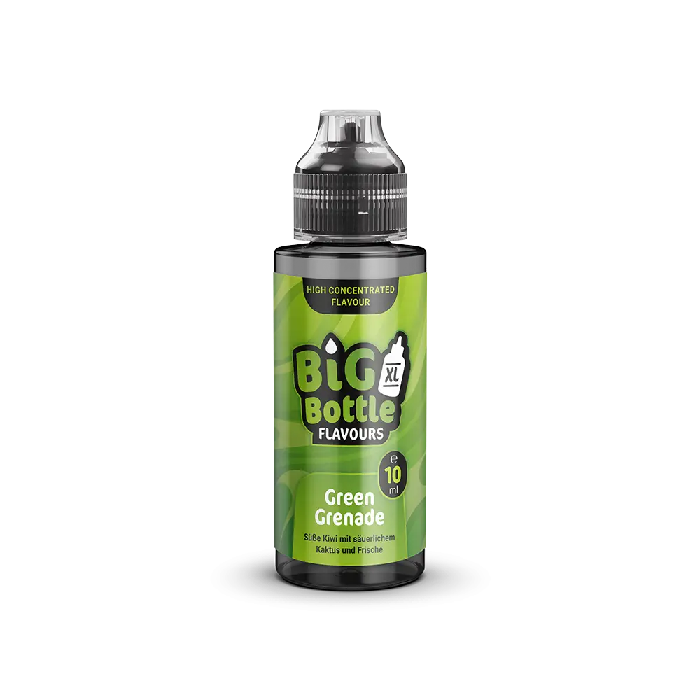 Big Bottle Flavours Longfill - Green Grenade - 10ml Aroma in 120ml Flasche
