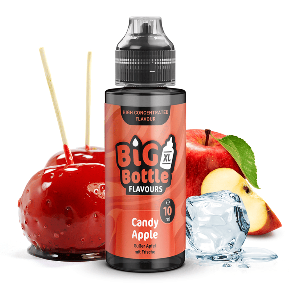 Big Bottle Flavours Longfill - Candy Apple - 10ml Aroma in 120ml Flasche