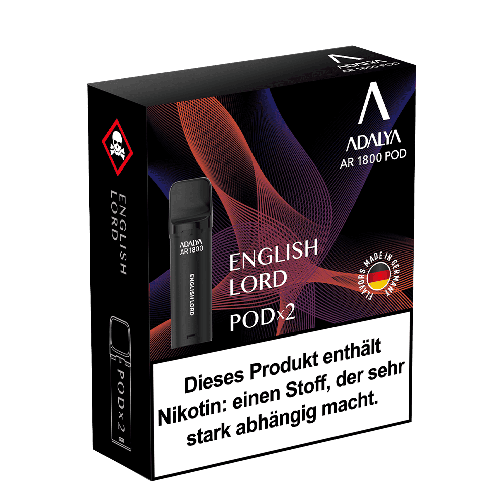 2x Adalya AR1800 - English Lord - 20mg Nikotinsalz 2ml