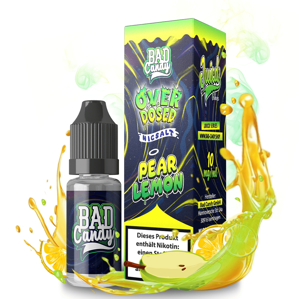 Bad Candy Nikotinsalz - Pear Lemon - Overdosed 10ml Liquid 10mg