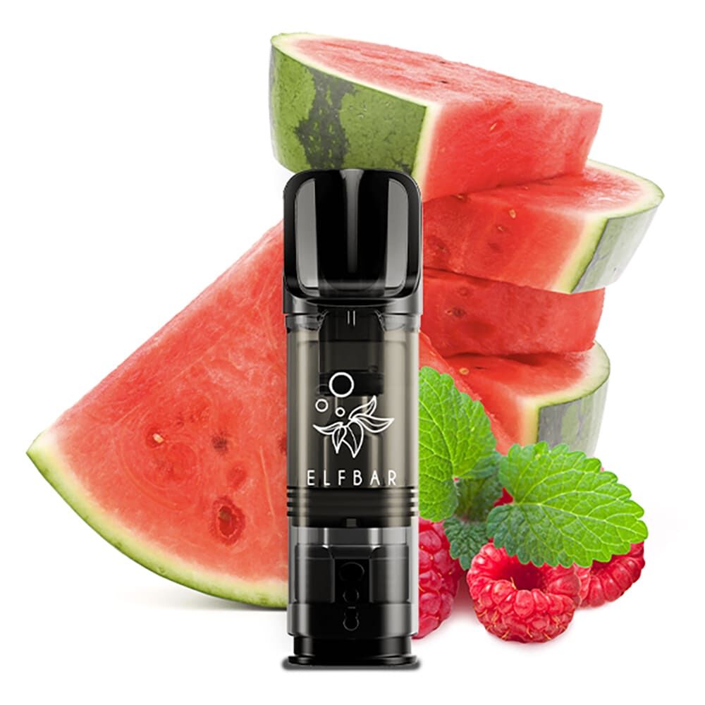 2x Elfbar Elfa Einweg Pod - Raspberry Watermelon - 20mg Nikotinsalz 2ml