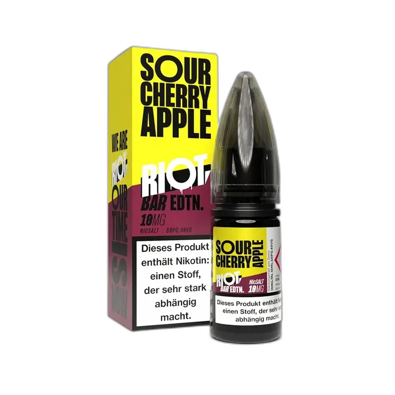 Riot Squad Nikotinsalz - Sour Cherry Apple - Liquid 10mg 10ml