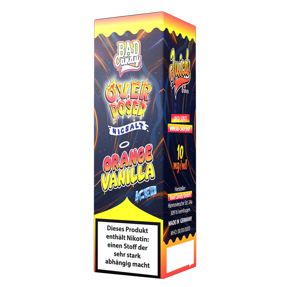Bad Candy Nikotinsalz - Orange Vanilla Iced - Overdosed 10ml Liquid 10mg