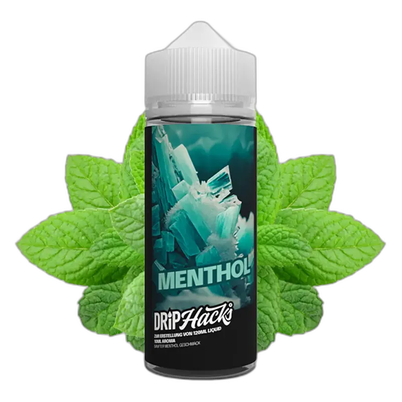 Drip Hacks Longfill - Menthol - 10ml Aroma in 120ml Flasche