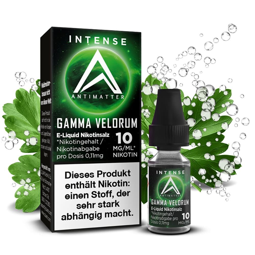 Antimatter Intense Nikotinsalz - Gamma Velorum - 10mg 10ml Liquid