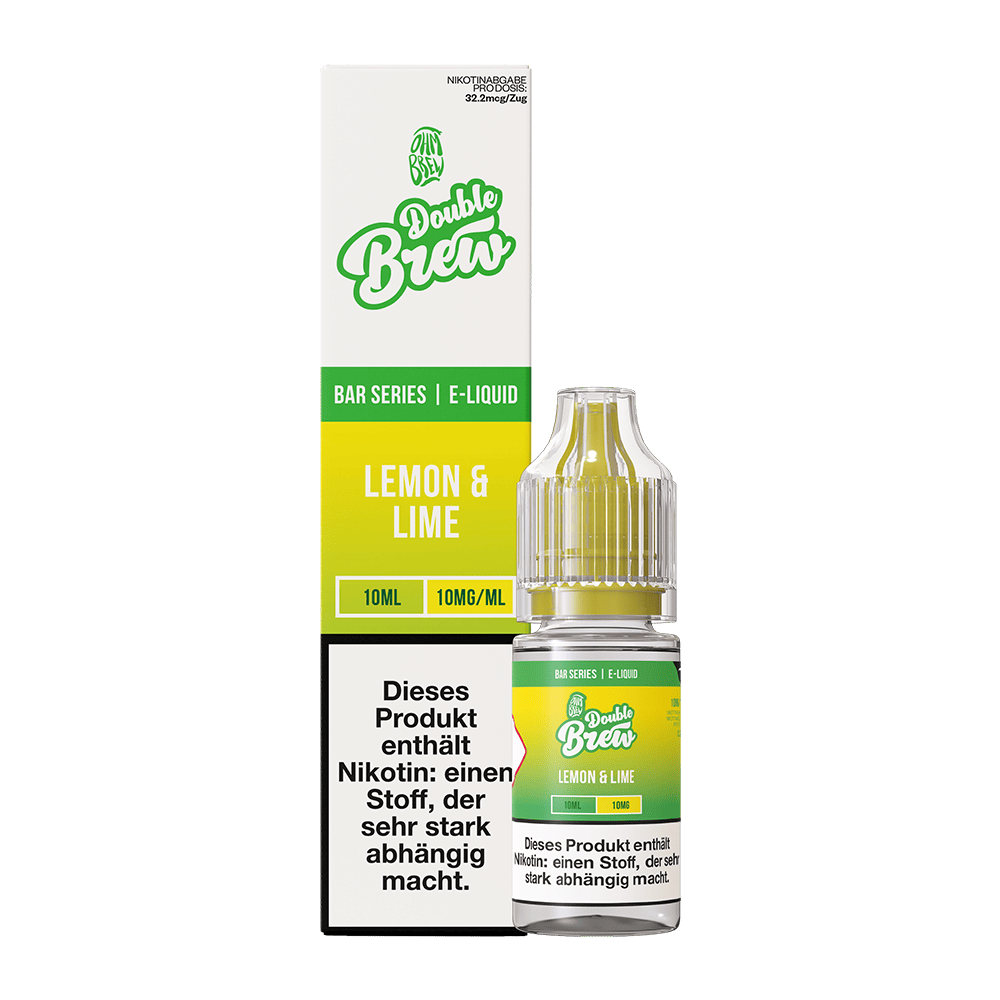 Double Brew Nikotinsalz - Lemon & Lime - 10ml Liquid 10mg