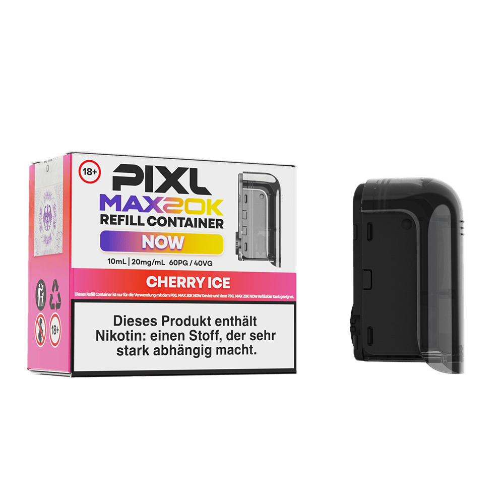 PIXL MAX 20K Einweg Pod - Cherry Ice - 20 mg Nikotinsalz 10ml