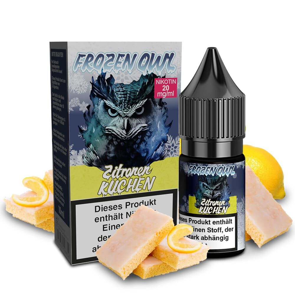 Frozen OWL Nikotinsalz - Zitronenkuchen - 10ml Liquid 20mg Frozen OWL Nikotinsalz - Zitronenkuchen - 10ml Liquid 20mg