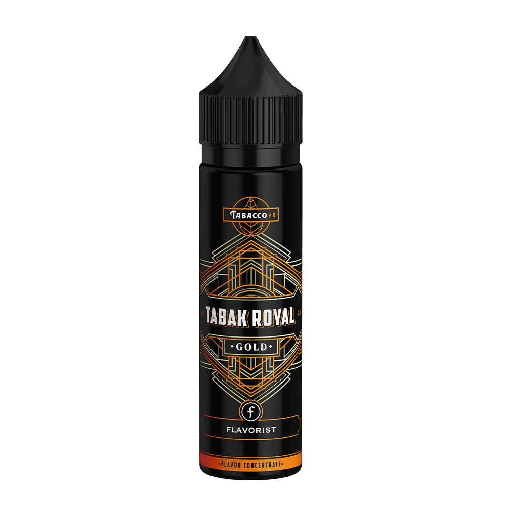 Flavorist Aroma Longfill - Tabak Royal Gold - 10ml Aroma in 60ml Flasche
