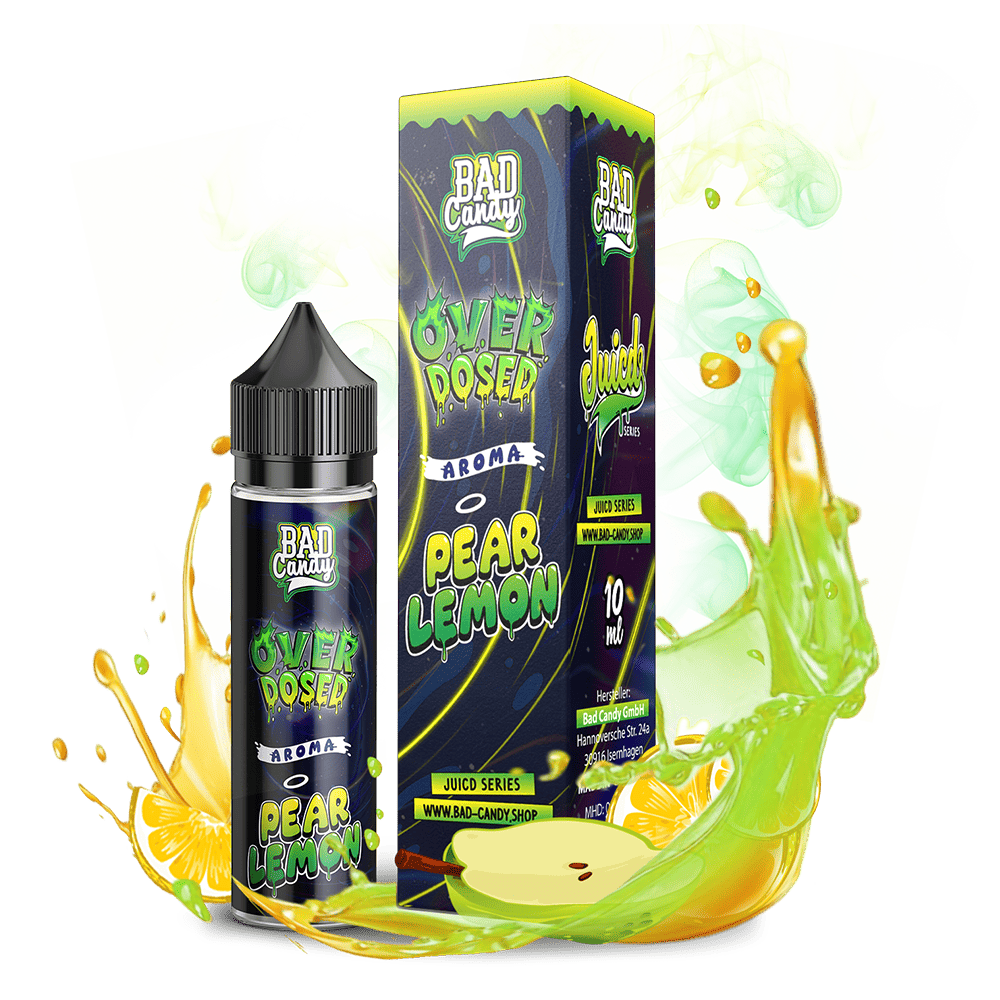 Bad Candy Longfill - Pear Lemon - Overdosed 10ml Aroma in 60 ml Flasche