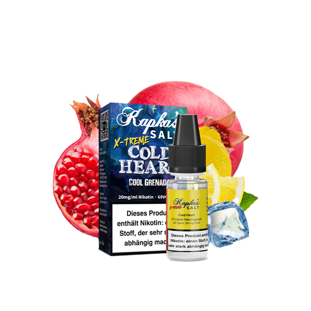 Kapka`s Nikotinsalz - Cold Heart Xtreme - Liquid 10mg 10ml