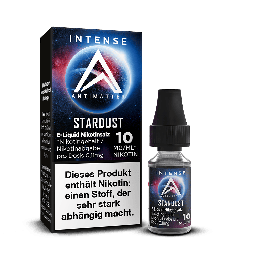 Antimatter Intense Nikotinsalz - Stardust - 10mg 10ml Liquid
