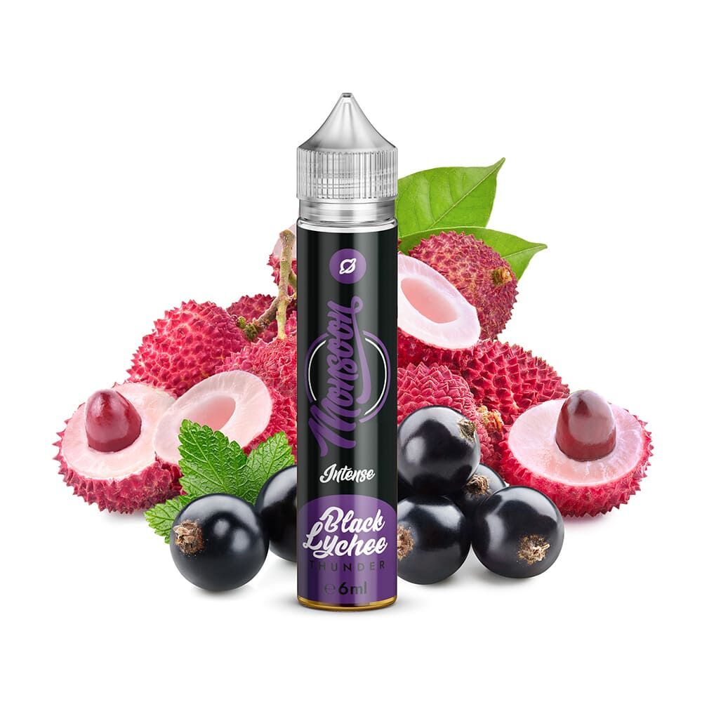 Monsoon Longfill - Black Lychee Thunder - 6ml Aroma in 75ml Flasche