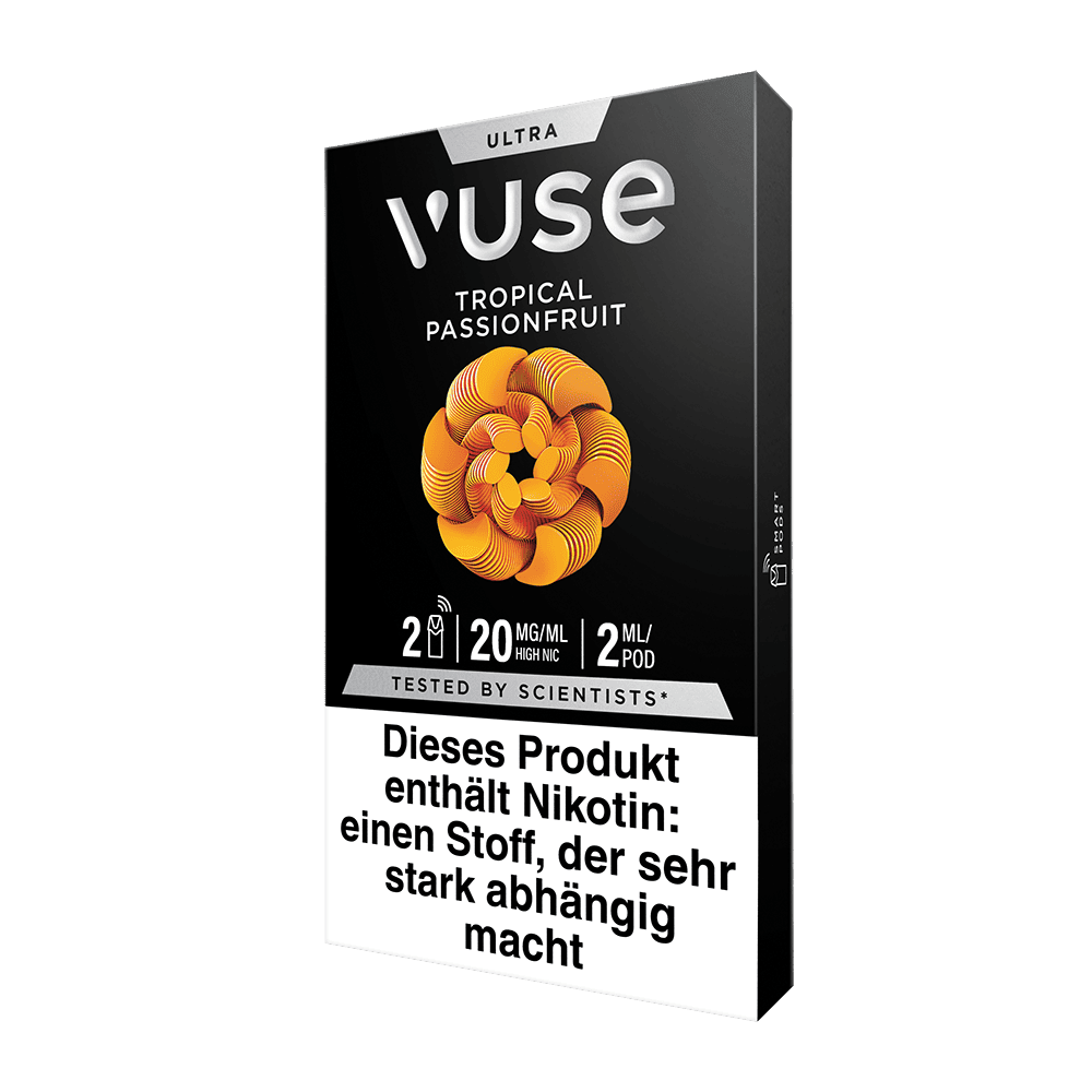 2x Vuse Ultra Pods Tropical Passionfruit 20mg