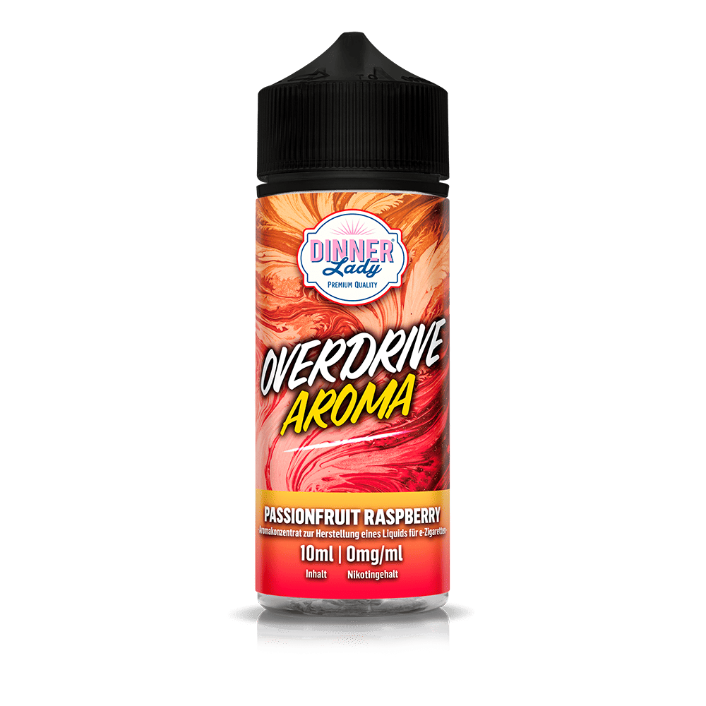 Dinner Lady Overdrive Longfill - Passionfruit Raspberry - 10ml in 120ml Flasche