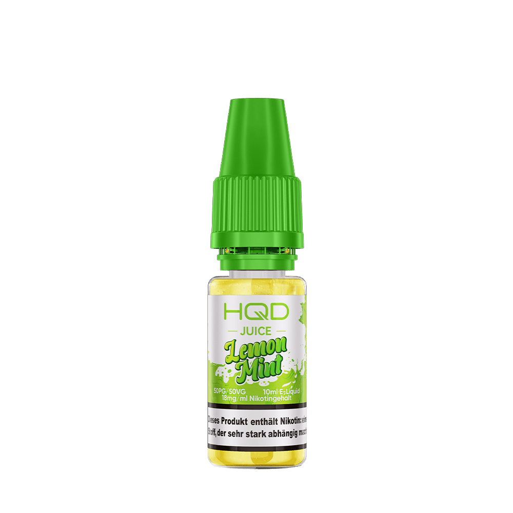 HQD Juice Nikotinsalz - Lemon Mint - 10ml Liquid 18mg