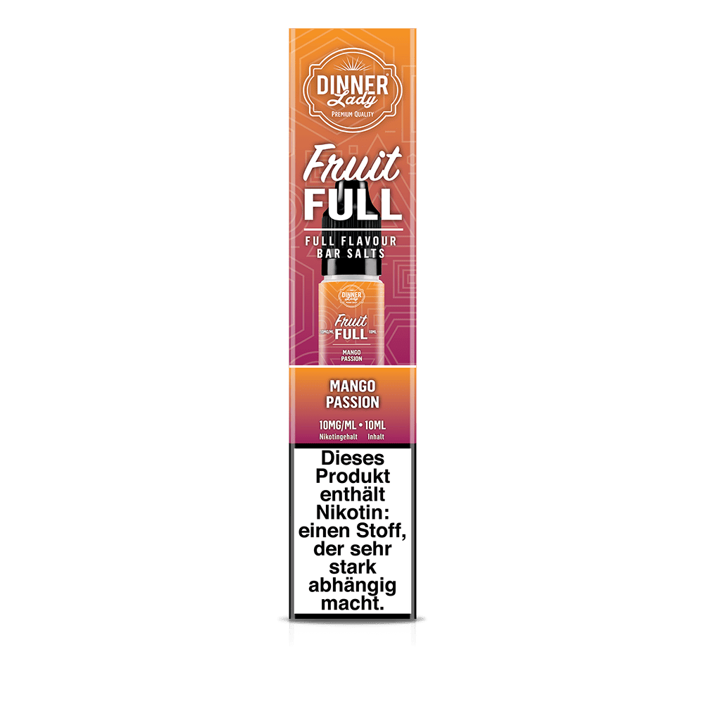 Dinner Lady Fruit Full Nikotinsalz - Mango Passion - 10ml Liquid 10mg