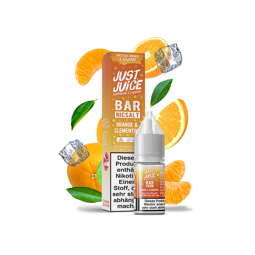 Just Juice Nikotinsalz - Orange & Clementine - 10ml Liquid 10mg