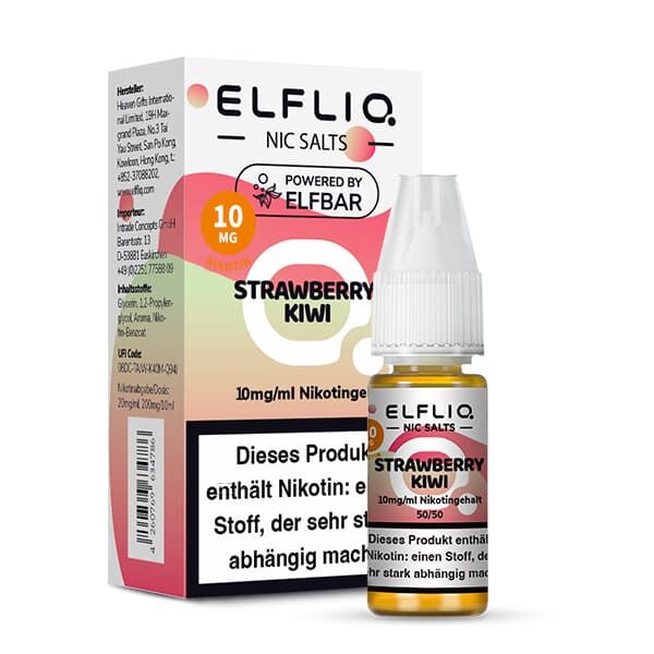 Elfliq by Elfbar Nikotinsalz - Strawberry Kiwi - Liquid 10mg 10ml