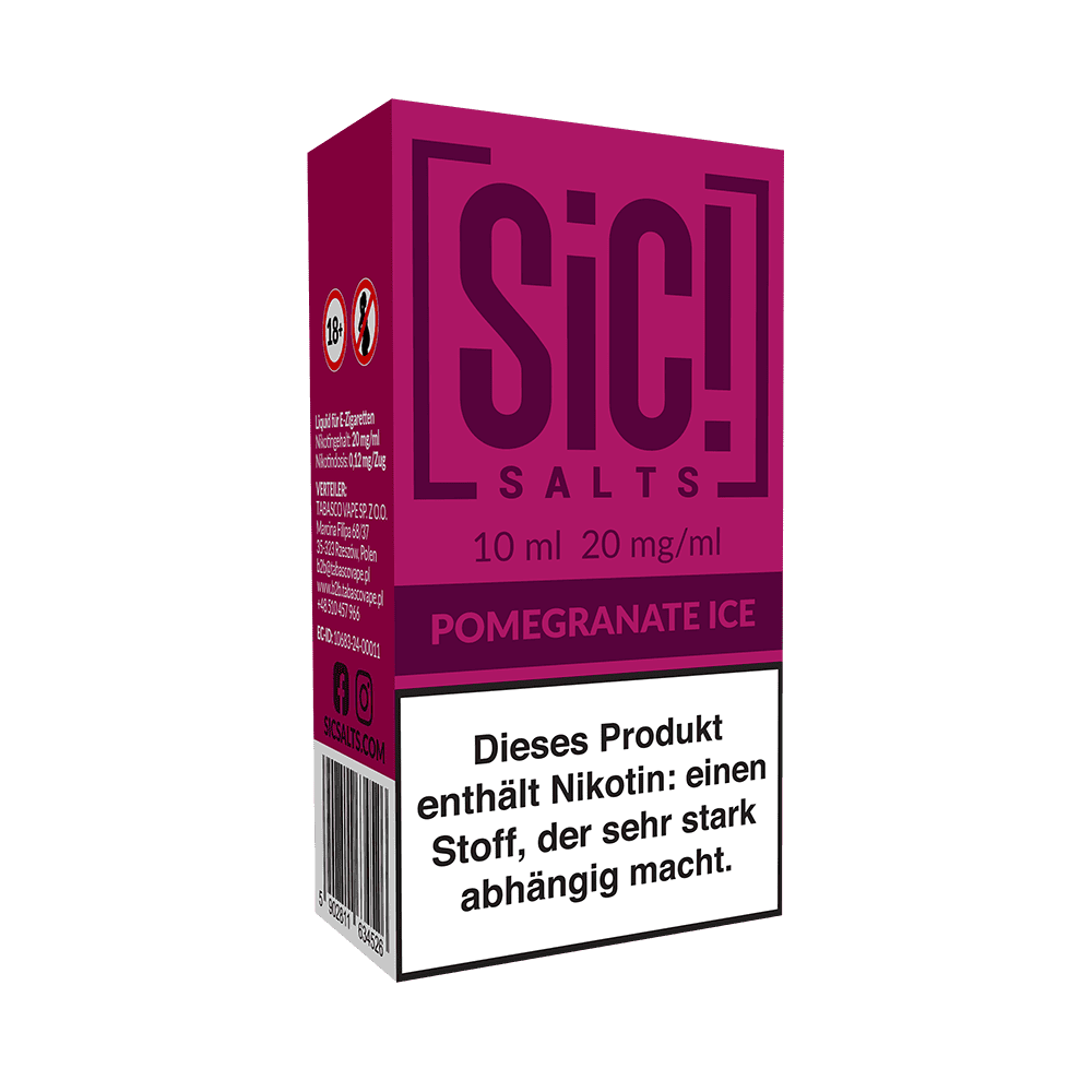 SIC Nikotinsalz - Pomegranate Ice -10ml Liquid 20mg SIC Nikotinsalz - Pomegranate Ice -10ml Liquid 20mg