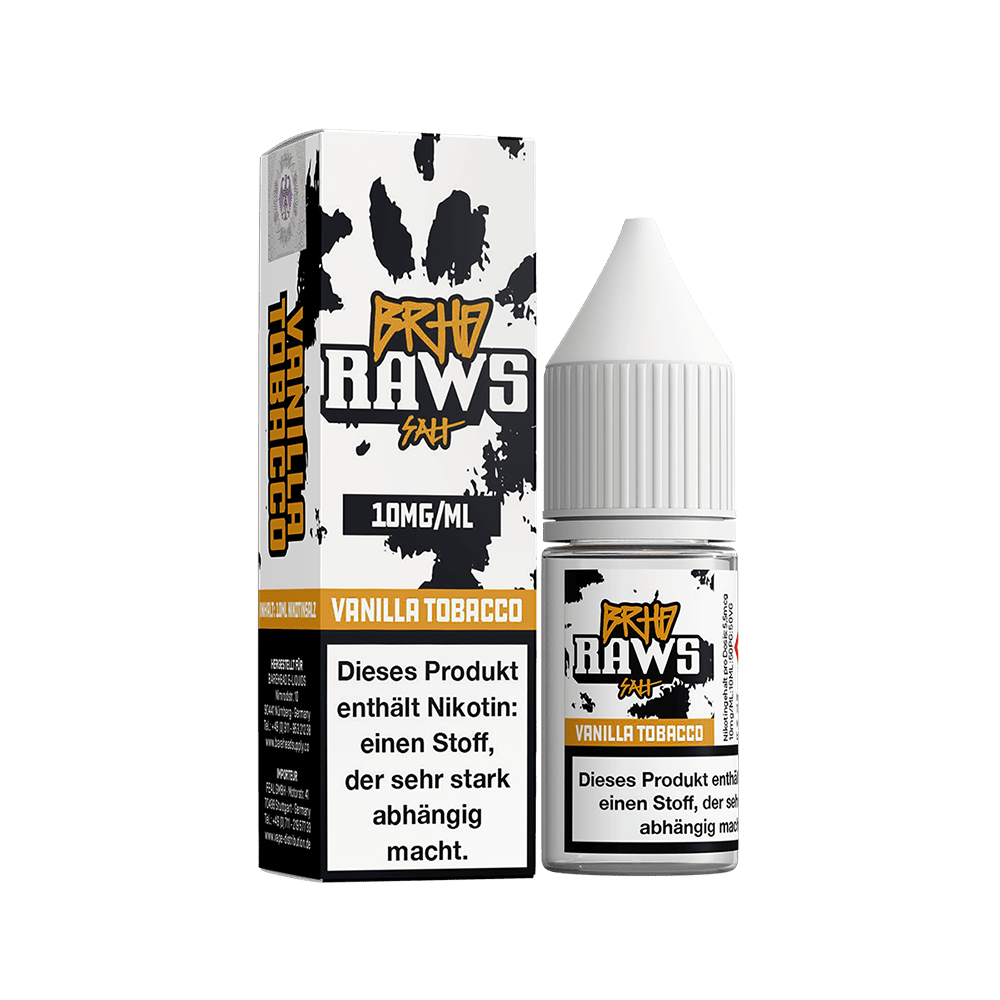 BRHD Barehead Hybrid Nikotinsalz - RAWS Vanilla Tobacco - 10mg 10ml