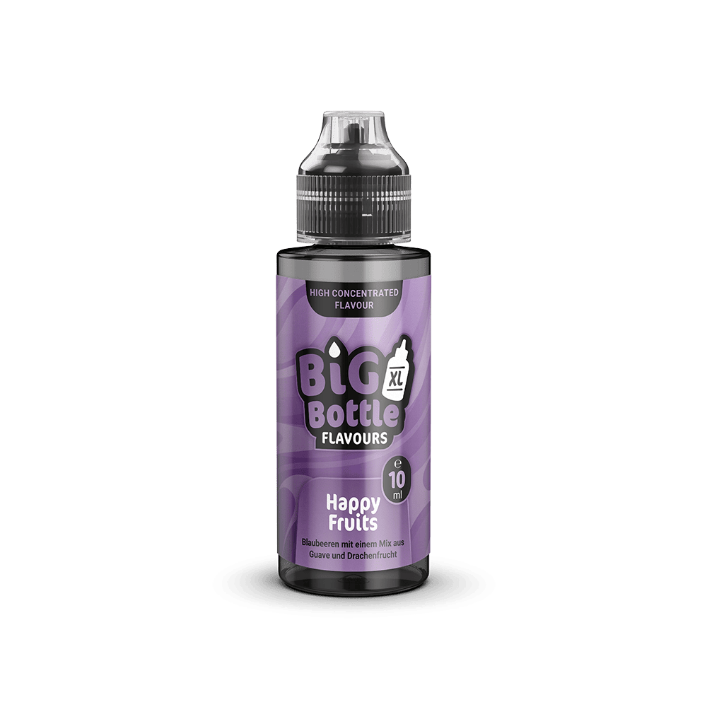 Big Bottle Flavours Longfill - Happy Fruits - 10ml Aroma in 120ml Flasche