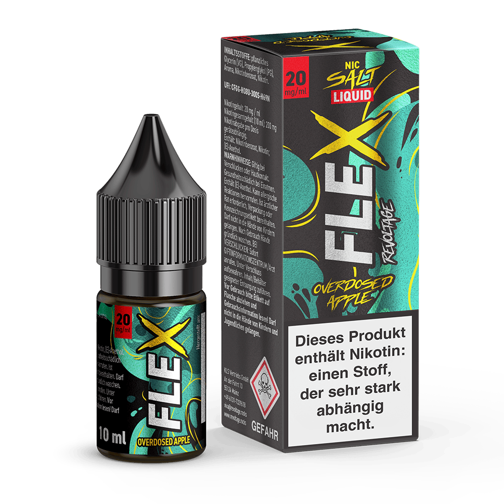 Revoltage Flex Nikotinsalz Overdosed Apple 20mg