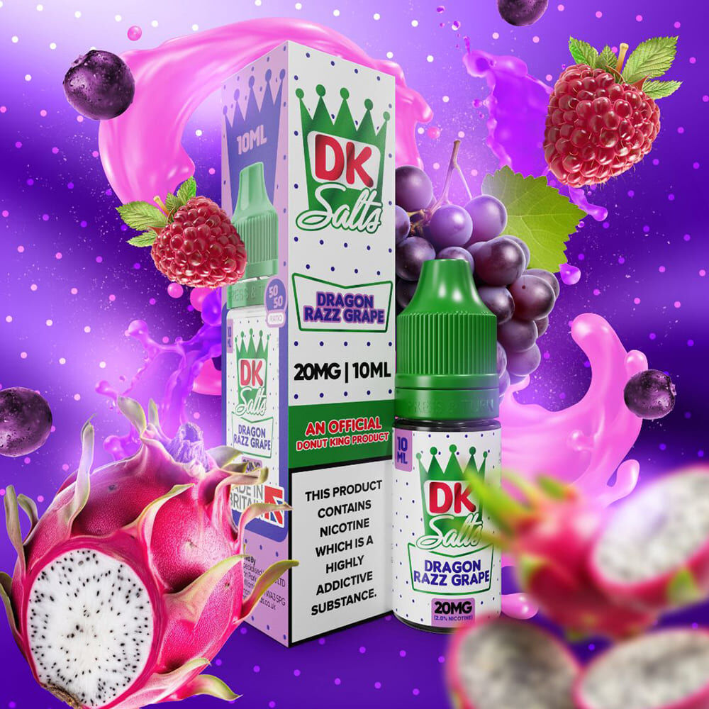 DK Salts Nikotinsalz - Dragon Razz Grape - Liquid 20mg 10ml DK Salts Nikotinsalz - Dragon Razz Grape - Liquid 20mg 10ml